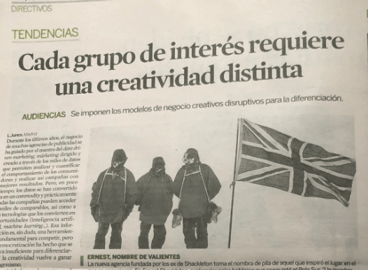 Cada grupo de interés requiere una creatividad distinta